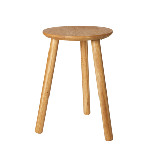 Indend�rs Taburet - 30 cm. - Massiv Egetr�