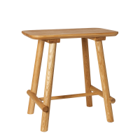 Indend�rs Skammel - 45 cm. - Massiv Egetr�