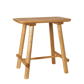 Indend�rs Skammel - 45 cm. - Massiv Egetr�