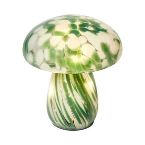 Mushroom LED Bordlampe - 17 cm. - Grn