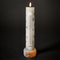 Dacore LED Kalenderlys m. Juleguirlande - Inkl. Fjernbetjening