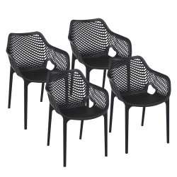 Dacore Air Stabelstol - 4 stk - Sort