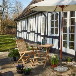 Dacore Jepara Teak Foldestol u. Armln