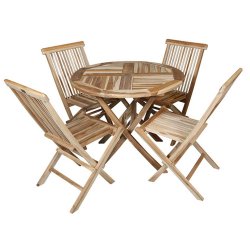 Dacore Jepara Teak Foldestol u. Armln