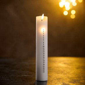 Day LED Kalenderlys m. Fjernbetjening