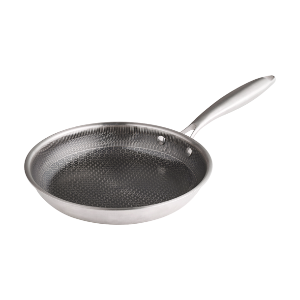 Day Hybrid Stegepande Aluminium/Rustfrit Stl - Mosaik Belgning - 28 cm 