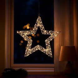 Lysstjerne Med 480 LED - Udend�rs - 38 cm