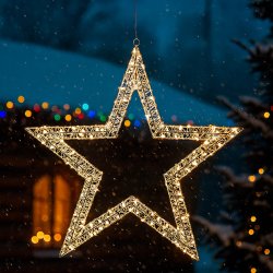 Lysstjerne Med 720 LED - Udend�rs - 50 cm