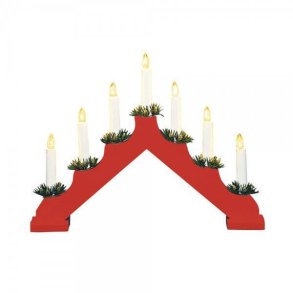 Trappestage m. 7 LED Stagelys - Rd