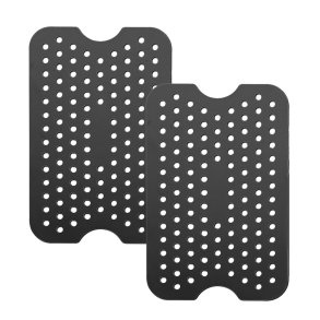 Silikonemtte Til Airfryer 2 stk - 20 x 13 cm.