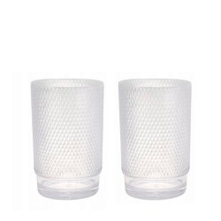 Moods Plastik Longdrink Glas 43 cl. - 2 stk.