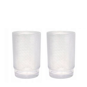 Moods Plastik Longdrink Glas 43 cl. - 2 stk.