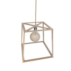 Firkantet Pendel Med Rebledning - Tr