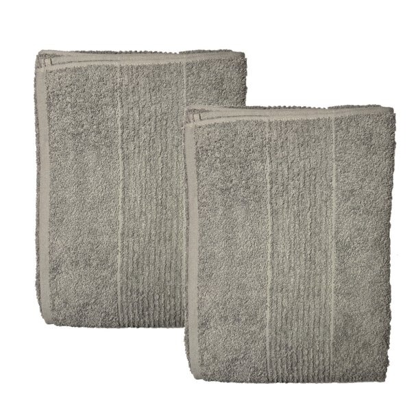 Clarysse Hndklde 100% Bomuld - 100 x 50 cm - 2 stk. - Gr