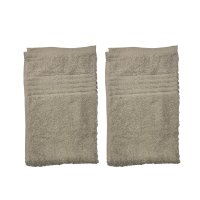 Clarysse Hndklde 100% Bomuld - 50 x 30 cm - 2 stk. - Taupe