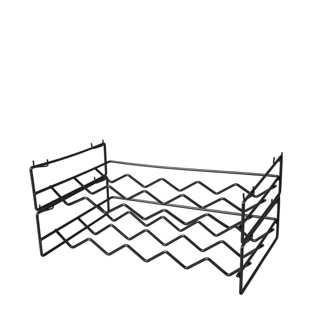 Bacchus Metal Vinreol Til 10 Flasker - Sort