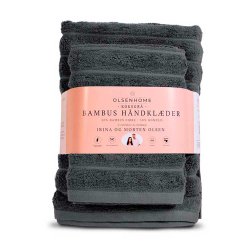 Olsen Home Bambus Hndkldest - 4 stk. - Koksgr