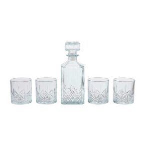 Whiskyst - Karaffel + 4 Whiskyglas