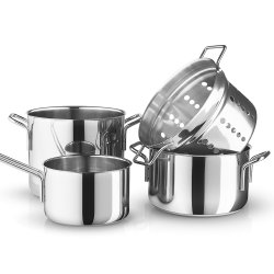 Eva Trio Kasserolle Rustfrit Stl - 1,8 Liter