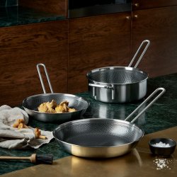 Eva Trio Stegepandest Rustfrit Stl - Mosaic Belgning - 28 + 24 cm 