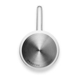 Eva Solo White Line Sauterpande - Hvid Keramisk Belgning - 24 cm.