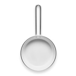 Eva Solo White Line Sauterpande - Hvid Keramisk Belgning - 24 cm.