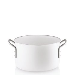 Eva Solo White Line Gryde - Hvid Keramisk Belgning - 3,8 Liter