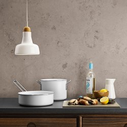 Eva Solo White Line Sauterpande - Hvid Keramisk Belgning - 24 cm.