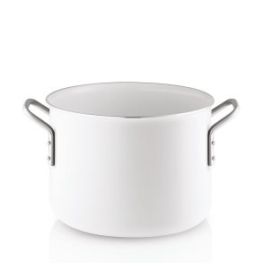 Eva Solo White Line Gryde - Hvid Keramisk Belgning - 4,8 Liter