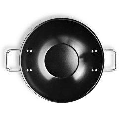 Eva Trio Grey Line Wok - Slip-let Belgning - 5 Liter