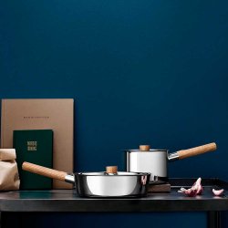 Eva Solo Nordic Kitchen Stegepande 28 cm. - Slip-Let Belgning - Stl/Eg