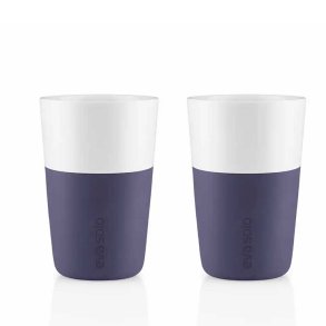 Eva Solo Caffe Latte Krus 36 cl. 2 stk. - Violet Blue
