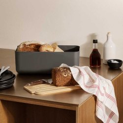 Eva Solo Brdkasse m. Bambuslg - Mrk Gr