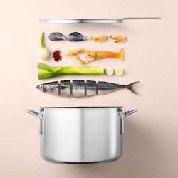 Eva Trio Grydest Rustfrit Stl - 3 Dele