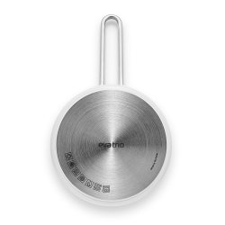 Eva Solo White Line Kasserolle - Hvid Keramisk Belgning - 1,8 Liter