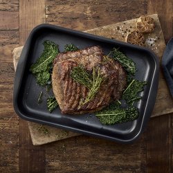 Funktion Ceramica Bradepande 35 x 25 cm. - Aluminium m. Keramisk Belgning