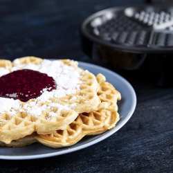 Gastronoma Dobbelt Vaffeljern - 1200 Watt