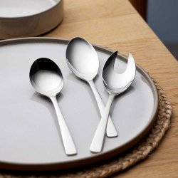 Gense Steel Line Serveringsgaffel 22,5 cm - Blankt Stl