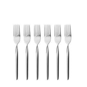 Gense Twist Kagegaffel 16 cm - Blank Stl - 6 stk.