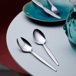 Gense Twist Serveringsske 22 cm. - Blank Stl