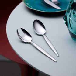 Gense Twist Serveringsgaffel 22 cm. - Blank Stl