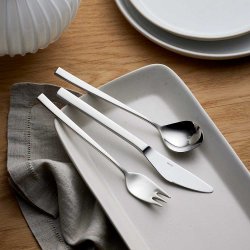 Gense Fuga Frokostgaffel 17 cm - Mat/Blankt Stl