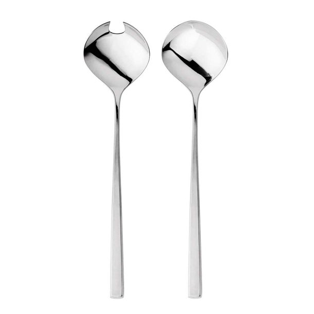 Gense Fuga Salatbestik 25 cm - Mat/Blank Stl - 2 Dele