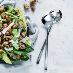 Gense Fuga Salatbestik 25 cm - Mat/Blank Stl - 2 Dele