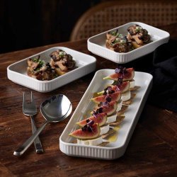 Gense Fuga Serveringsgaffel 22,5 cm - Mat/Blankt Stl