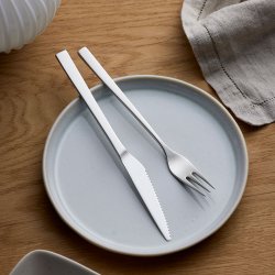 Gense Fuga Grill Bestiks�t 12 Dele - Mat/Blank St�l 