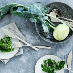 Gense Fuga Bestikst 16 Dele - Mat/blank Stl 