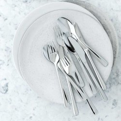 Gense Steel Line Bordgaffel 19,8 cm - Blankt Stl