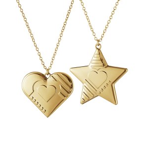 Georg Jensen Ornamenter Hjerte & Stjerne 2019 - Guld