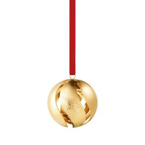 Georg Jensen 2021 Juleophng Kugle - Guld 